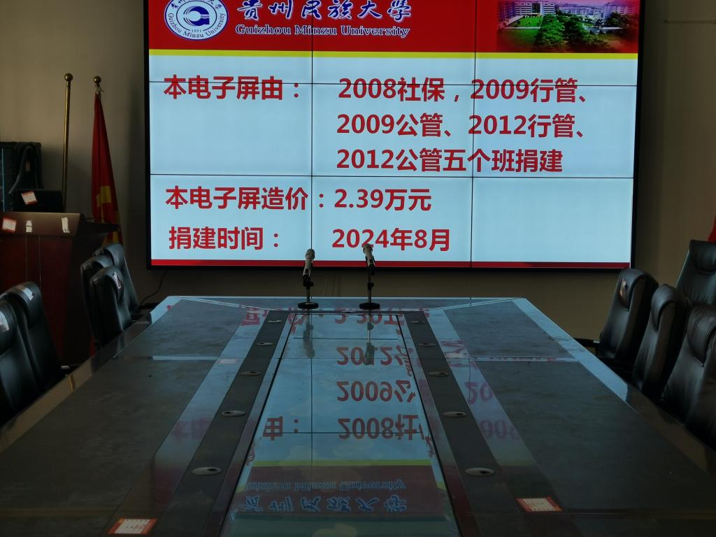 EMC全站网页08社保、09行管、公管捐赠、12行管、公管为学院捐赠电子屏