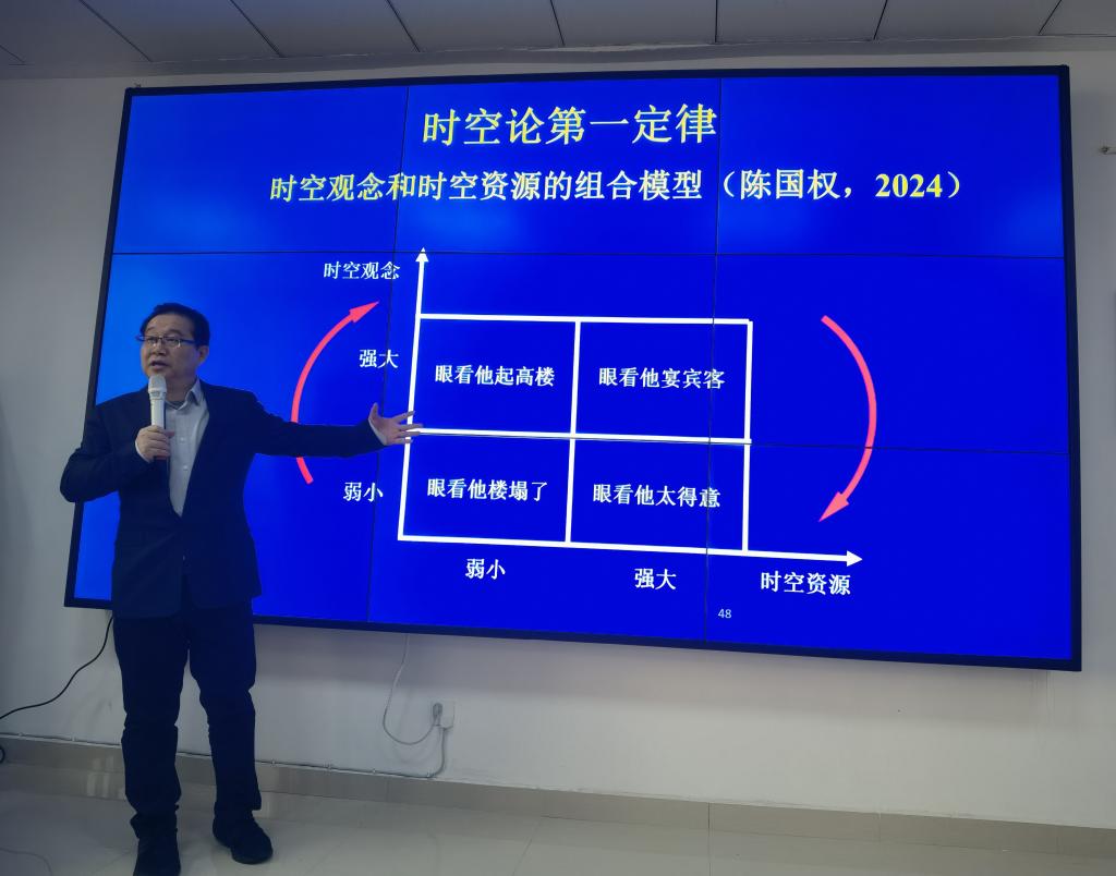 清华大学经济管理学院陈国权教授应邀来EMC全站网页作学术报告